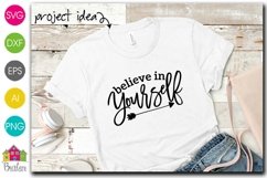 Believe in Yourself SVG File|Silhouette/Cricut Product Image 1