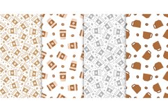 Coffee seamless pattern abstract Product Image 1