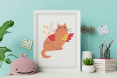 Cat SVG. Funny Cat. EPS. SVG. JPG. PNG. Product Image 2