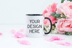 Mug Mockup Valentine's Day 11 Oz White Coffee Cup Mock up Product Image 1