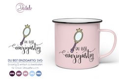 Du bist einzigartig SVG | Prinzessin SVG Product Image 1