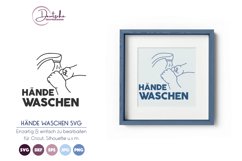Hände waschen SVG | Badezimmer SVG Product Image 1