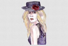 Collection of stylish accessories &quot;Lady&quot; watercolor png Product Image 2