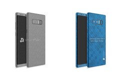 Samsung Galaxy Note 8 Vinyl Skin Design Mockup 2017 (Front-Back Angled) Product Image 2