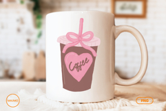 Cute coffee Coquette Style Png Product Image 2