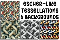 Escher-like Tessellations Backgrounds Product Image 1
