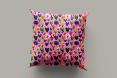 Floral Heart Vol.1 Seamless Digital Paper, 36 PNG Product Image 9