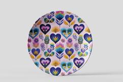 Floral Heart Vol.1 Seamless Digital Paper, 36 PNG Product Image 10