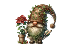 10 Profession Gnomes PNG Christmas Clipart Bundle 300 DPI Product Image 7