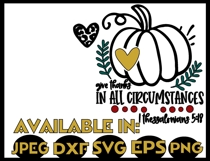 Fall svg JPEG Silhouette Cricut Faith pumpkin praise leopard Product Image 2