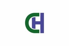 CH logo design vector template Product Image 1
