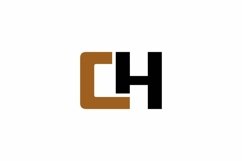 CH logo design vector template Product Image 1