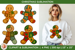 Christmas Patchwork Sublimation Bundle, Cozy Vintage Holiday Product Image 4