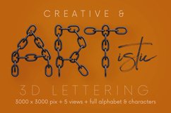 Chain 3D Lettering Product Image 4
