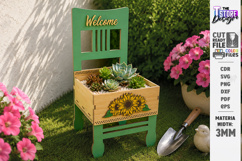Mini Chair Planter Laser Cut Bundle | Succulent Flower Pot Product Image 10