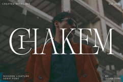 Chakem Modern Ligature serif Font Product Image 1