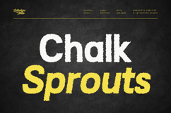 Chalk Sprouts Playful Chalk Handwritten Font Product Image 1