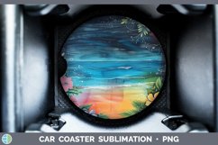 GorgeousChalkboard Car Coaster design.