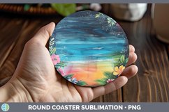 GorgeousChalkboard Round Coaster design.