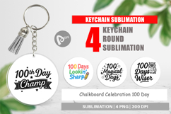 Chalkboard 100 Days Keychain Product Image 1