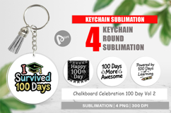 Chalkboard 100 Days Keychain Product Image 1