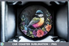 GorgeousChalkboard Car Coaster design.