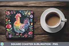 GorgeousChalkboard Square Coaster design.