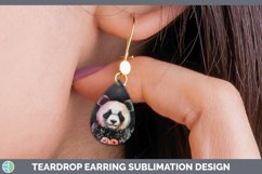 GorgeousChalkboard Teardrop Earrings design.