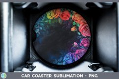 GorgeousChalkboard Car Coaster design.