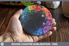 GorgeousChalkboard Round Coaster design.