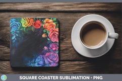 GorgeousChalkboard Square Coaster design.