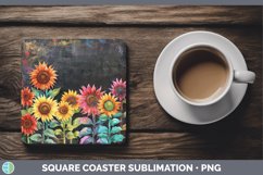 GorgeousChalkboard Square Coaster design.