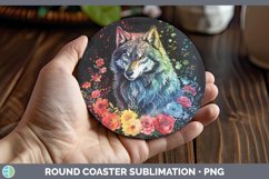GorgeousChalkboard Round Coaster design.