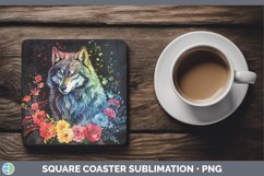 GorgeousChalkboard Square Coaster design.