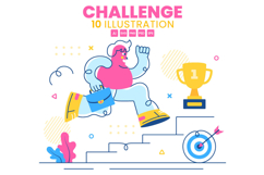 10 Business Challenge Illustration Product Image 1