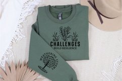 Challenges Build Sleeve SVG, Positivity Sleeve SVG Product Image 3