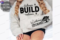 Challenges Build Resilience Sleeve SVG, Entrepreneur SVG Product Image 2