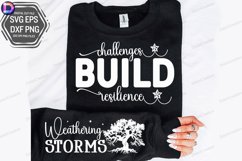 Challenges Build Resilience Sleeve SVG, Entrepreneur SVG Product Image 1