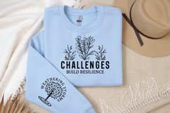Challenges Build Sleeve SVG, Positivity Sleeve SVG Product Image 2