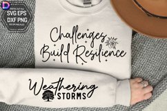 Challenges Build Sleeve SVG, Positivity Sleeve SVG Product Image 1