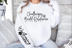 Challenges Build Sleeve SVG, Positivity Sleeve SVG Product Image 2