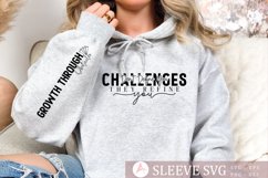Challenges Don't Define You They Refine You Sleeve SVG Product Image 1