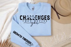 Challenges Don't Define You They Refine You Sleeve SVG Product Image 3