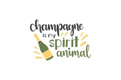 Champagne Is My Spririt Animal Product Image 1