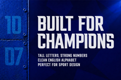 Champion Geometric Display Font Product Image 3