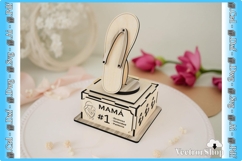 Mom's flip-flop for CNC laser cutting, Mother's Day gift Product Image 3