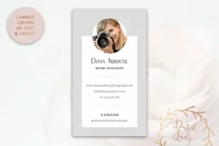 Photography Business Card Template - PSD Files - BC002 Product Image 3