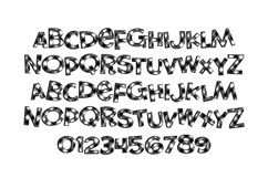Channel the Flannel Blue and White Color Font Product Image 7
