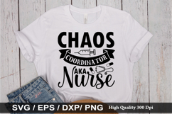 chaos coordinator aka nurse - Nurse SVG Design Product Image 1