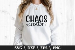 Chaos Creator SVG - Mother's Day Design Product Image 1
